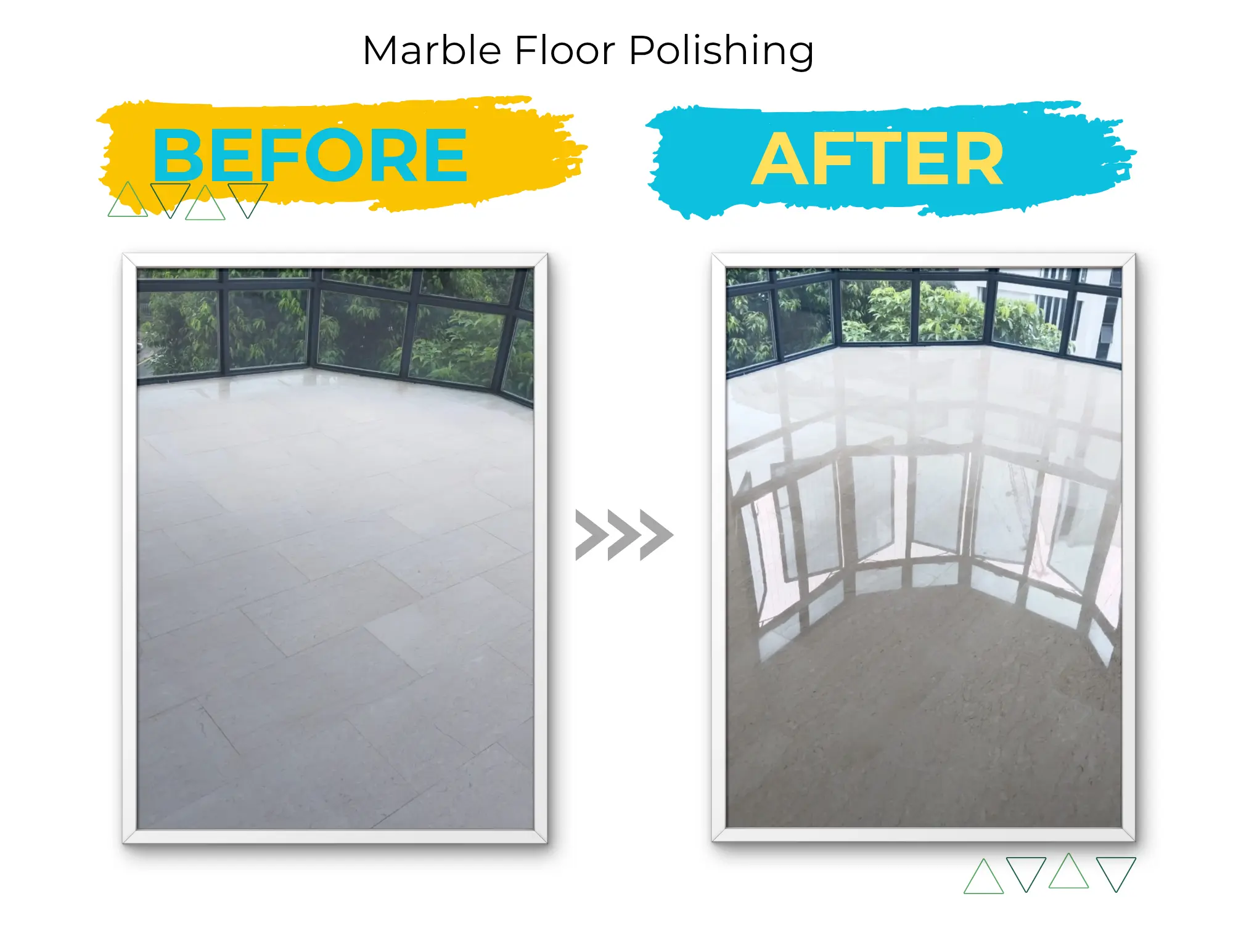 Floor Shine Before and After 6